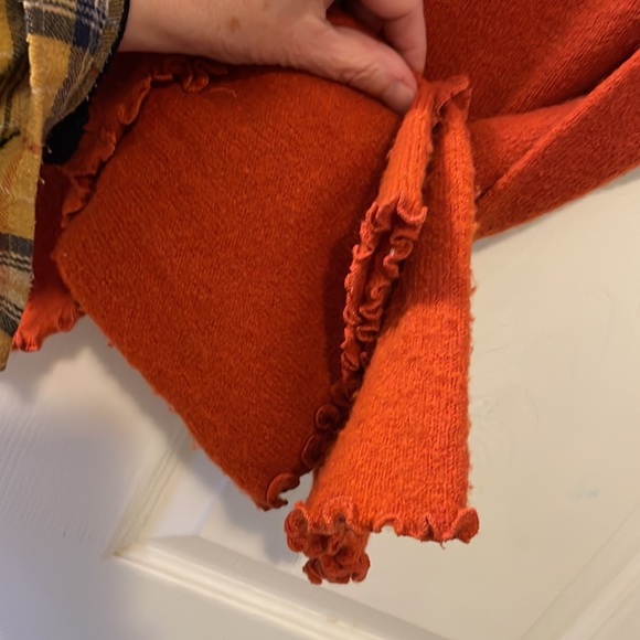 Link small  best for petite burnt orange sweater - Picture 8 of 8
